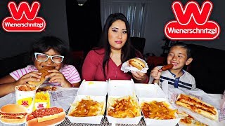 ⭐️Wienerschnitzel Cheesy CHILI CHEESE FRIES MUKBANG  CHILI CHEESE BURGER CHILI CHEESE DOG Eating [upl. by Domeniga]