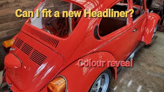 Fitting a VW Beetle headliner [upl. by Tereve]