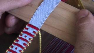 INKLE LOOM PICK UP WEAVING [upl. by Naggem737]