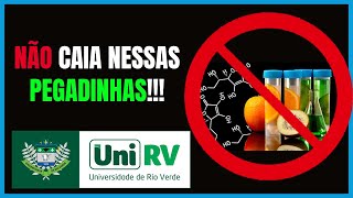 O que não estudar em química para a UniRV [upl. by Htebzile]