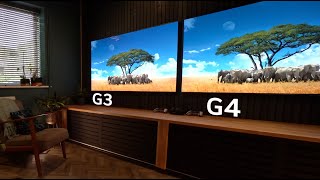 LGs BEST OLED TV NEW LG G4 OLED vs LG G3 65 Inch Side by Side [upl. by Nbi]