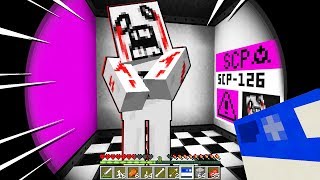 NON GUARDARE LAMICO INVISIBILE  Minecraft SCP 126 [upl. by Piers]