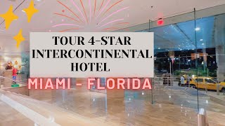 Intercontinental Hotel Tour  Miami 4 Star Intercontinental Downtown Hotel Review and Full Tour [upl. by Nnaael]