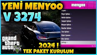 GTA 5 MENYOO MODU KURULUM  MENYOO MODU NASIL YÜKLENİR SON SÜRÜM KOLAY KURULUM v3274  MENYOO 3274 [upl. by Dody]