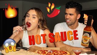 Worlds Hottest Hot Sauce Prank On Girlfriend [upl. by Amalbena]