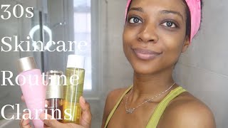 Night Time Skincare Routine With Clarins  Best 30 Plus Skin Care [upl. by Hayila605]