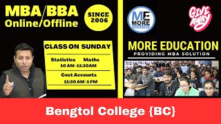 BENGTOL COLLEGE BC  ACCOUNTS CLASSES  MATHS CLASSES  STATISTICS CLASSES [upl. by Landre]