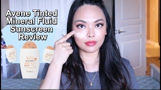 Avene Tinted Mineral Fluid SPF 50 Review Under Makeup Wear Test [upl. by Witte]