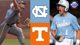 14 North Carolina vs Tennessee Highlights  Chapel Hill Regional Final  2019 College Baseball [upl. by Tomkiel514]