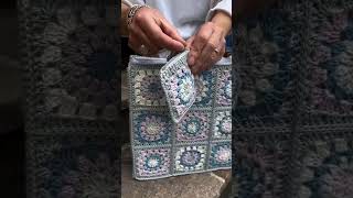 شنطة كروشيه crochet knitting هاندميد handmade شنطه [upl. by Arahat]