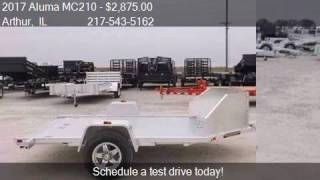 2017 Aluma MC210 Motorcycle trailer for sale in Arthur IL 6 [upl. by Madelene389]