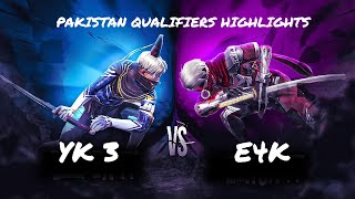 🔴UNS  S1🔥PAKISTAN QUALIFIERS HIGHLIGHTS  YK 3 VS E4K 💖  legendyk [upl. by Eduam]