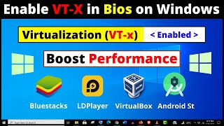 How to Enable Virtualization in Windows 10  2 Ways to Enable VTx in Bios Settings Easily [upl. by Lili]