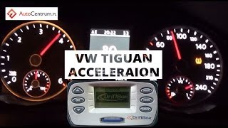 VW Tiguan 20 TDI 177 PS DSG 4Motion  acceleration 0100 kmh [upl. by Richelle]