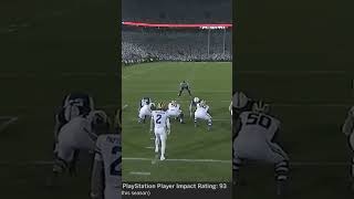 Mo Bamba in the new CFB 25 game vs Real Life Penn State footballshorts collegefootball cfb25 [upl. by Ydnak510]