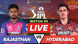 Live RR vs SRH IPL 2024 Match  Hyderabad vs Rajasthan Live Match Score  IPL Live Score Commentary [upl. by Kawasaki]