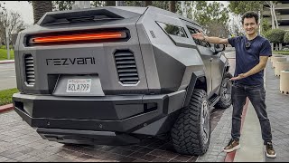 700 000 REZVANI VENGEANCE  810 HP Test drive and full review Road legal military truck [upl. by Braunstein883]