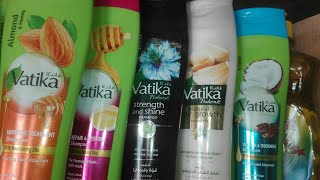 VATIKA SHAMPOO ALL FLAVOURED ALMOND LEMON GARLIC TURKISH BLACK SEED SHAMPOO REVIEW RATE 2023 [upl. by Nahtannhoj]