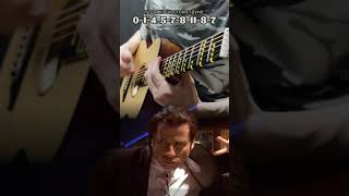 Misirlou Pulp Fiction Guitar tutorial shorts [upl. by Odranar299]