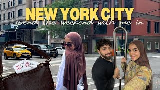 HELLO NEW YORK CITY ft my husband  travel vlog [upl. by Maclaine]