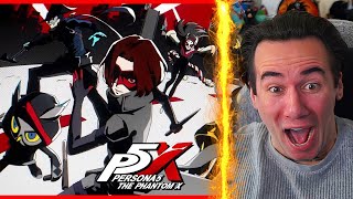 Persona 5 The Phantom X  Opening REACTION [upl. by Brunhilda605]