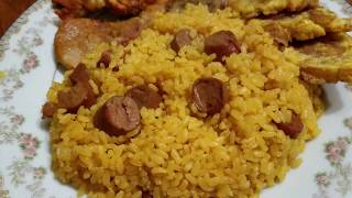 Puerto Rican Rice with Vienna Sausage [upl. by Macmillan759]