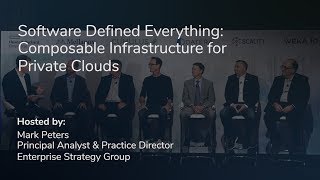 LIVE from HPE Discover Software Defined Everything Composable Infrastructure for Private Clouds [upl. by Carny]