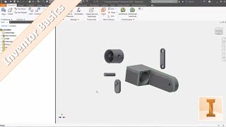 Inventor 101 Placing and Orienting Parts in an Assembly [upl. by Lindeberg]