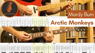 Mardy Bum  Arctic Monkeys Guitar Cover 10 with Tabs [upl. by Goober]