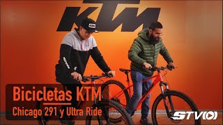 Bicicletas KTM  CHICAGO 291 y ULTRA RIDE [upl. by Zsazsa925]