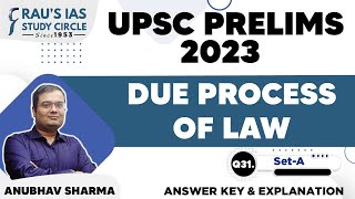 UPSC CSE Prelims 2023  GS Paper 1  Question  31  Set  A  Answer amp Explanation  Raus IAS [upl. by Alyled52]