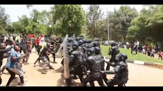 Police irimwo ihoshwa Imyigaragambyo yabaturage mu Rwanda [upl. by Zea708]