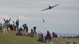 Awesome Hawker Hurricane Low Flypast quot Goosebumps quot [upl. by Elvia509]