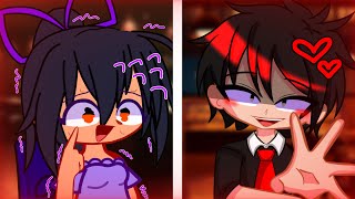 Why Are You Blinking So Much Gacha clubGacha life TrendMeme yandere aaron and aphmau [upl. by Lodie488]