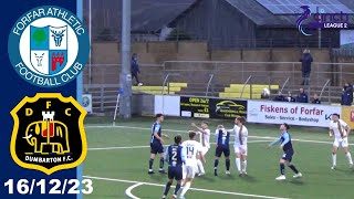 161223 Forfar Athletic v Dumbarton [upl. by Kania]