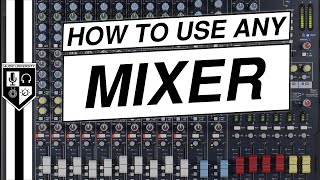 How To Use a Mixer for Live Sound amp Studio Recording [upl. by Joeann]