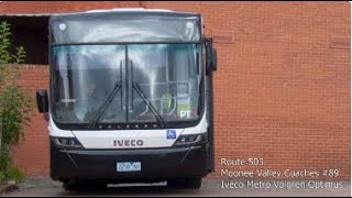 Moonee Valley Coaches 89 Iveco Metro Volgren Optimus [upl. by Alebasi183]