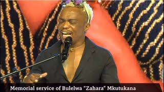 Somizi Full Emotional Tribute to Zahara “I’m sorry” 😢🥺💔🕊 Zahara Memorial Service [upl. by Deeanne921]