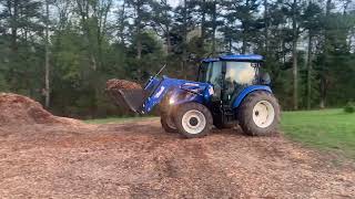 New Holland Workmaster 75 at 250 hours doing some work [upl. by Faro95]