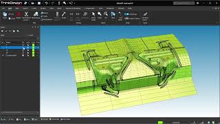 Applying a shape compensation with ThinkDesign [upl. by Malchy]