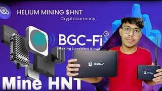 Helium Miner UNBOXING  Full Installation Process SenseCap M1 Steps  Hindi BGC FI  Hotspot miner [upl. by Ardisi]