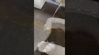 Splatting and remelting a molten tinlead alloy moltenmetal satisfying metalspills [upl. by Ettennat]