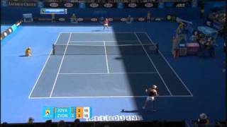 Vera Zvonareva vs Bojana Jovanovski 2011 AO highlights [upl. by Tildy474]