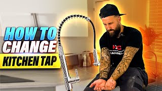 How To Install Kitchen Mixer Tap Pull Out Sprayer  Easy Step By Step DIY Guide [upl. by Godber]