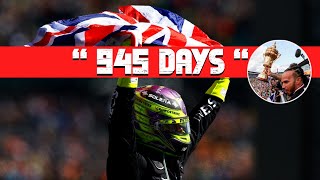 945 DAYS  LEWIS HAMILTON TRIUMPH IN THE STORM [upl. by Kohler]