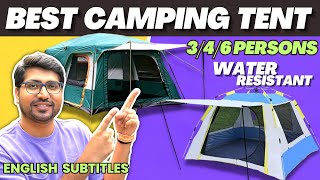 Best Tent for Camping⚡Best Camping Tent For 4 Person⚡Best Camping Tent in India⚡Camping Tent 4Person [upl. by Isyak]