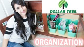 Dollar Tree Bathroom Organization [upl. by Prochora]