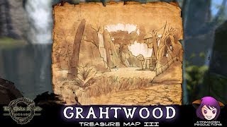 Elder Scrolls Online  Grahtwood Treasure Map III [upl. by Naquin]