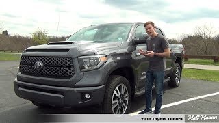 Review 2018 Toyota Tundra SR5 CrewMax  Falling Behind [upl. by Ronn85]