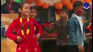 Beautiful Dance performed on occasion of Swarswoti puja at Moonlight School  moonlight [upl. by Adley959]